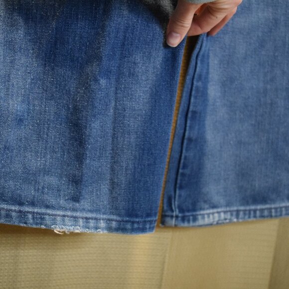 1970s MAVERICK Vintage Mens Jeans 32x 36 Disco Wide Leg Flare Denim EXCELLENT - Picture 14 of 15